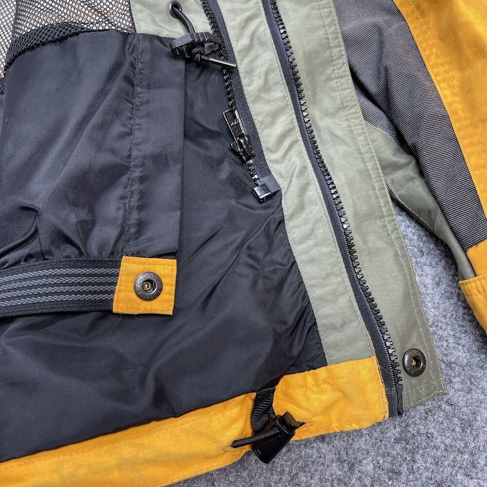 Boulder Gear XO Jacket Mens Small Ski Snow Utility Multi Pocket Yellow - Picture 9 of 16